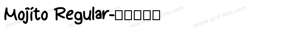 Mojito Regular字体转换